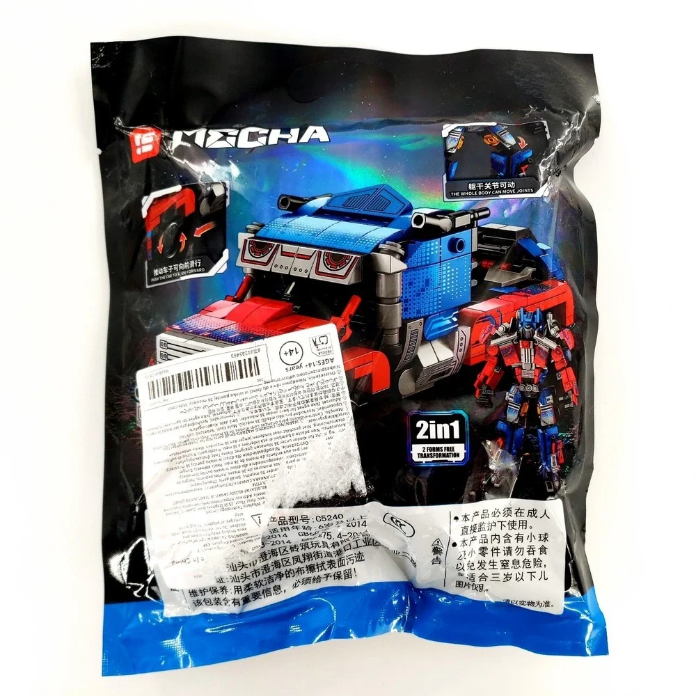 MECHA C5240 2-in-1 Transforming Robot Semi Truck Building Block Set Sealed